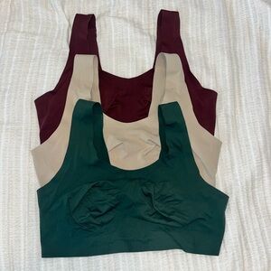 Aerie Real Free Scoop Bralettes